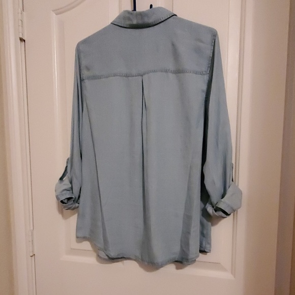 Mk indigo wash women's shirt - Picture 5 of 5